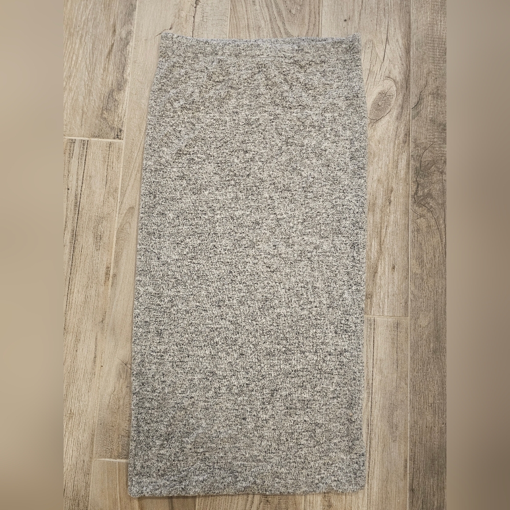 Gray Knit Women's PENCIL Skirt